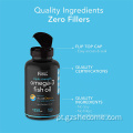 Omega Softgels Health Health Omega3 Supplemento de óleo de peixe